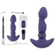Gender X RING IT - Purple 16.5 cm USB Rechargeable Vibrator with Wireless Remote - VIBRATORS