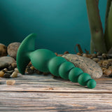 Gender X The Rattler Green Vibrating Anal Plug – 17 cm Silicone Toy - ANAL TOYS