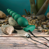 Gender X The Rattler Green Vibrating Anal Plug – 17 cm Silicone Toy - ANAL TOYS