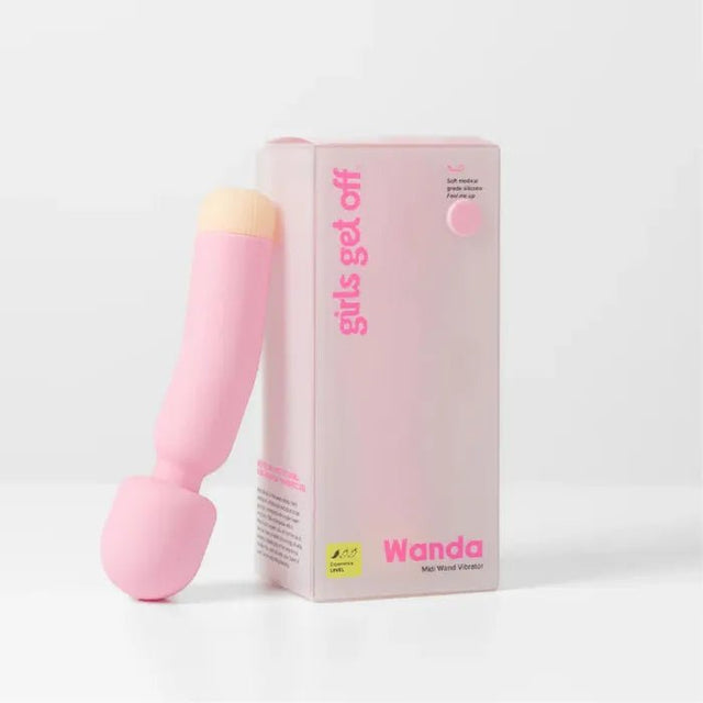 Girls Get Off - Wanda - Pink Massage Wand - VIBRATORS - Naughty by Nature Adult Store
