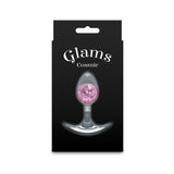 Glams Cosmic - Clear/Pink 8.1 cm Small Butt Plug - ANAL TOYS