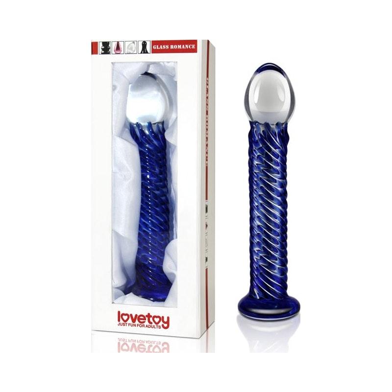 Glass Romance 7 Blue 7.5in - Adult Toys