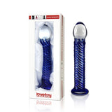 Glass Romance 7 Blue 7.5in - Adult Toys