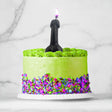 Glitterati Black Glitter Penis Candle - Black - Naughty by Nature Adult Store