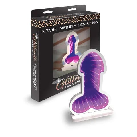 Glitterati Neon Infinity Penis Sign Novelty LED Light - NOVELTIES