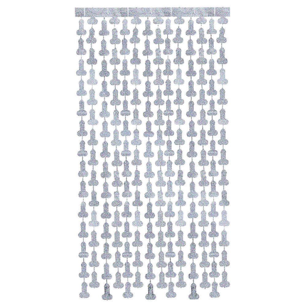 Glitterati - Penis Party Disco Metallic Curtains - Novelties