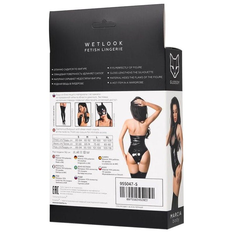 Glossy Marcia Bodysuit - Lingerie