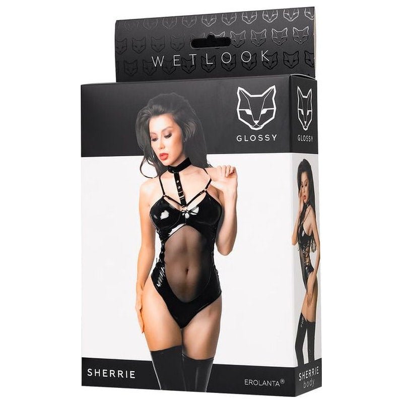 Glossy Sherrie Bodysuit - Lingerie