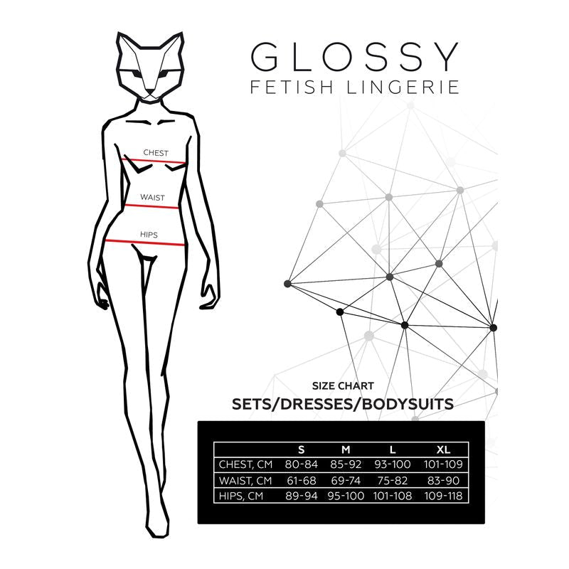 Glossy Stacy Bodysuit - Lingerie