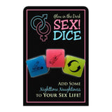 Glow In The Dark Sex Dice - Adult Toys