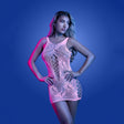 Glow Magnetism Dress Glow In The Dark Pink One Size - LINGERIE & BODY WEAR