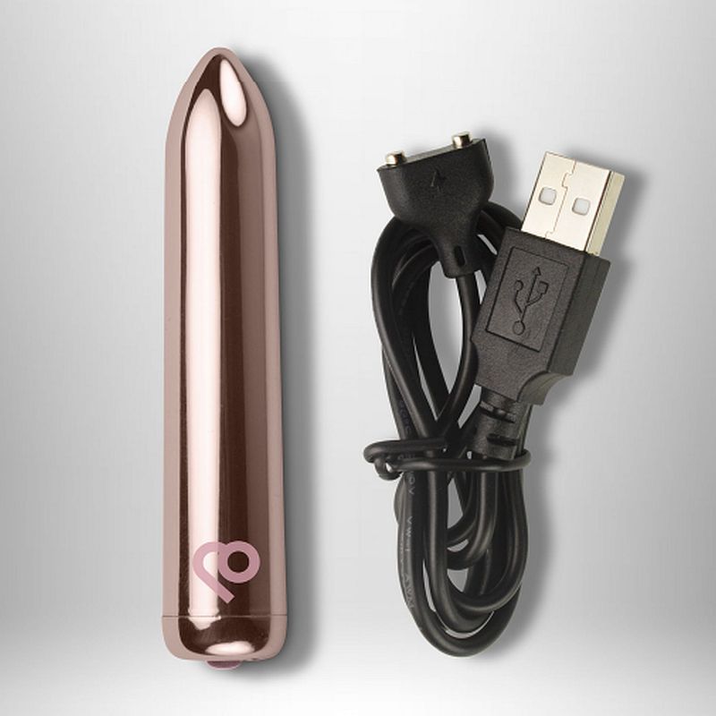 Golden Rose Rechargeable Bullet - Naughty by Nature Adult Store