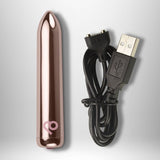 Golden Rose Rechargeable Bullet - Naughty by Nature Adult Store