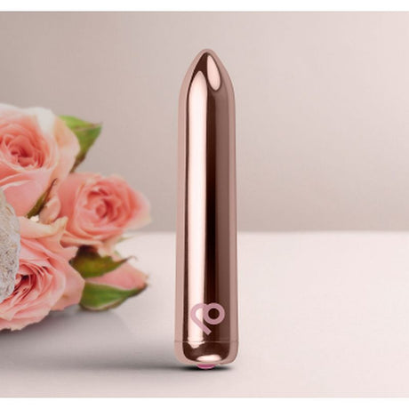 Golden Rose Rechargeable Bullet - Naughty by Nature Adult Store