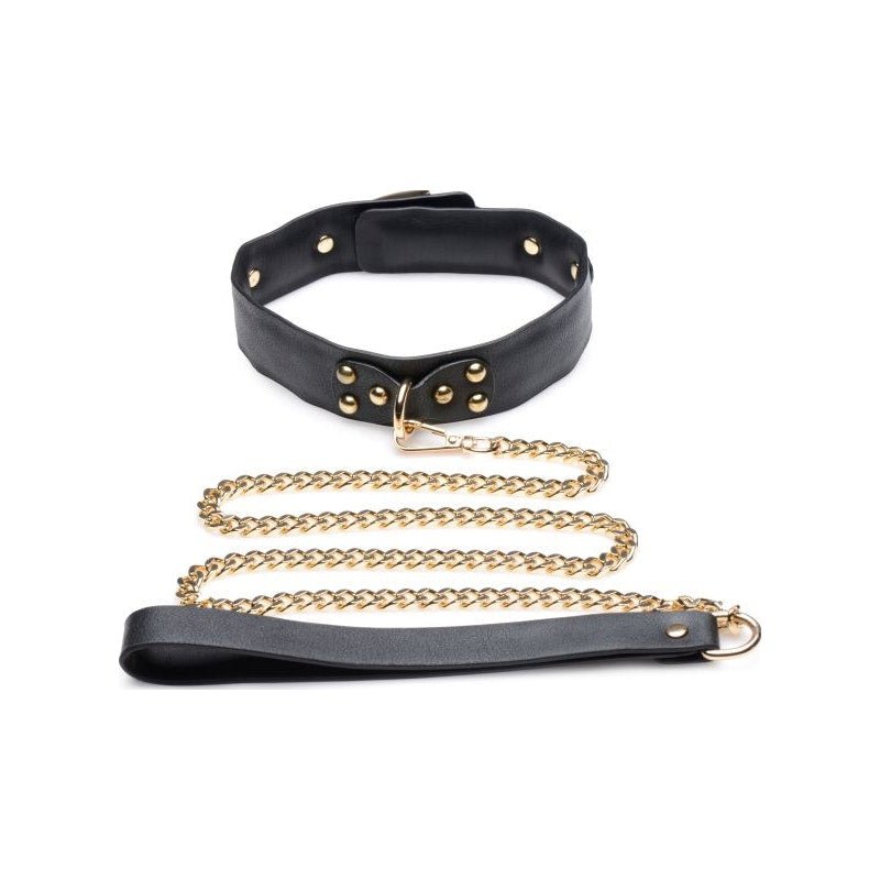 Golden Submission Bondage Set Black - Adult Toys