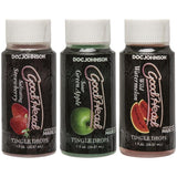 GoodHead Tingle Drops Strawberry, Apple and Watermelon 3 Pc - Naughty by Nature Adult Store