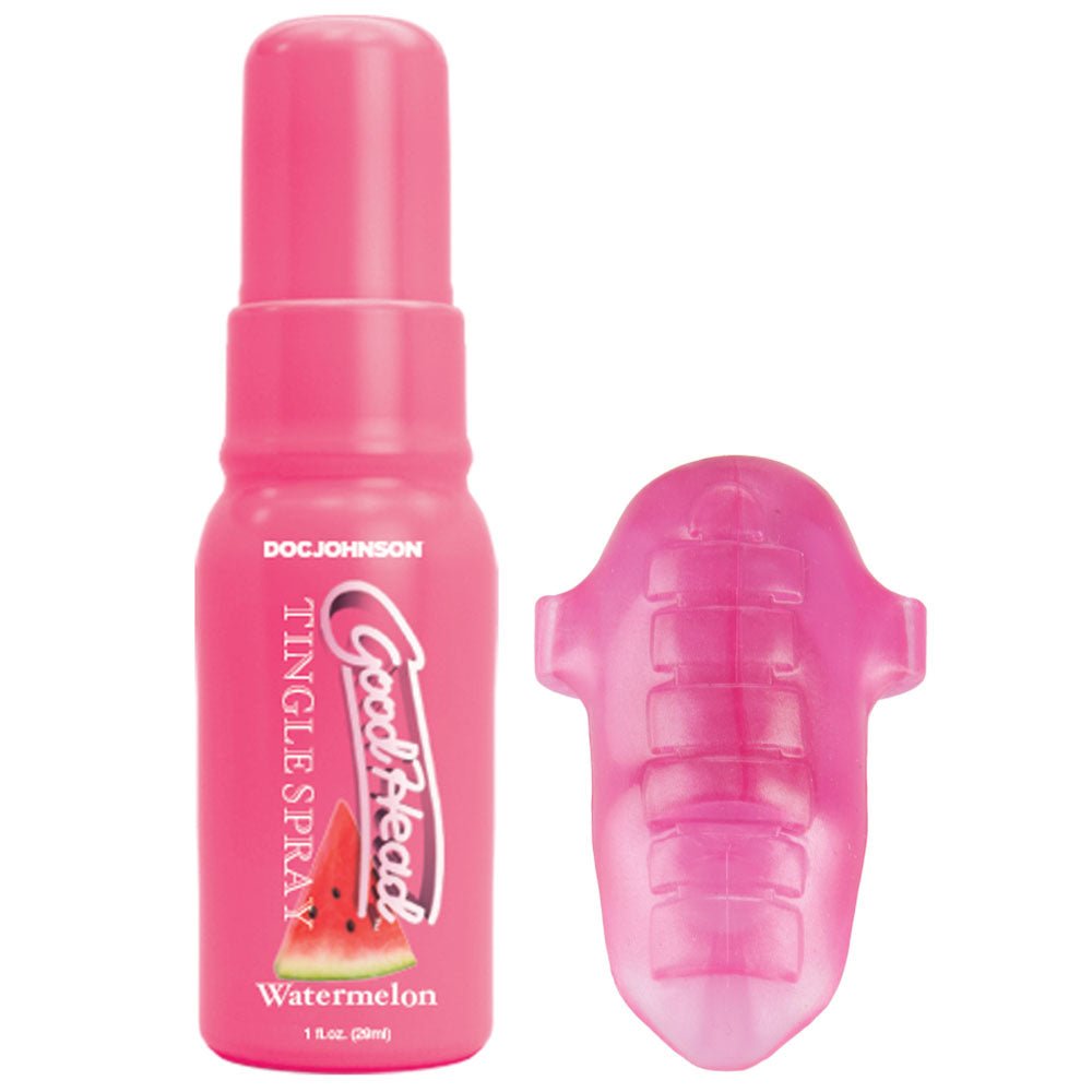 GoodHead Watermelon Flavored Pleasure Kit with Vibrating Ring - Naughty by Nature Adult Store