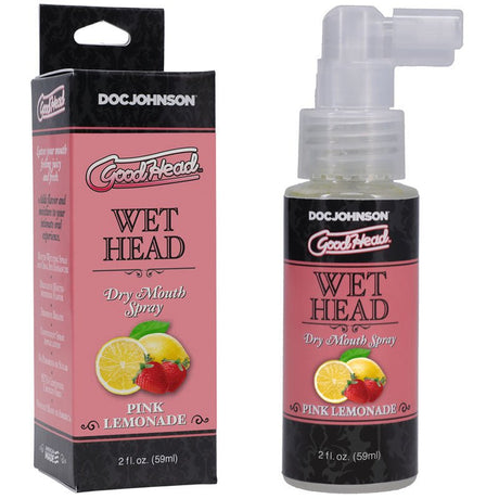 GoodHead Wet Head Dry Mouth Spray - Pink Lemonade - Naughty by Nature Adult Store