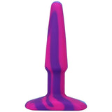 Groovy Silicone Anal Plug 4in Berry - Adult Toys