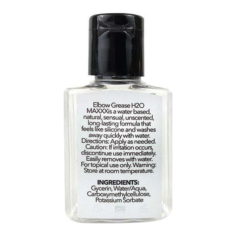 H2O MAXXX Lubricant Gel Travel Size 24ml - Lotions & Potions