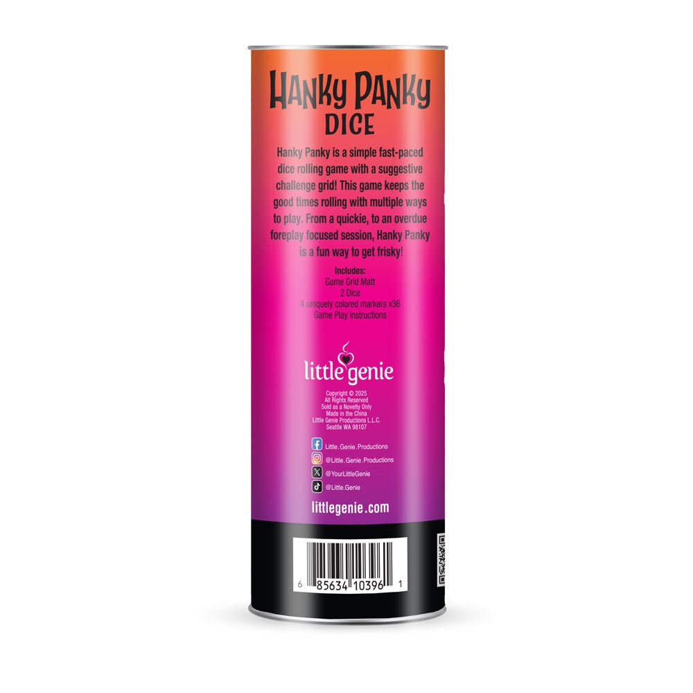 Hanky Panky Dice - Couples Dice Game - Naughty by Nature Adult Store