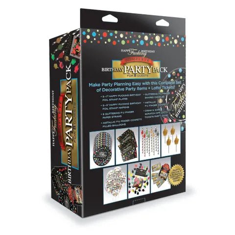 Happy F**king Birthday Complete Party Pack - Naughty by Nature Adult Store