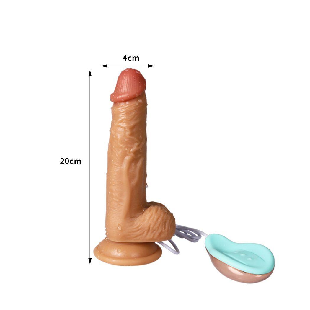 Heating Rotating Vibrator Dildo - Sex Toys