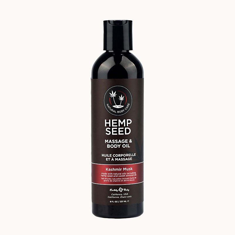 Hemp Seed Massage & Body Oil - (Brandy, Magnolia & Vanilla Musk) - LOTIONS & LUBES