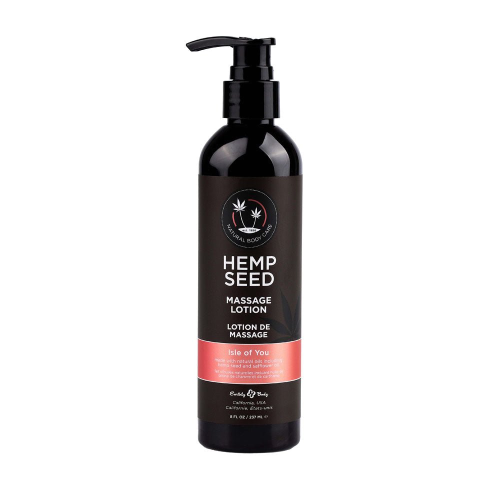 Hemp Seed Massage Lotion - Isle Of You (Coconut Water, Citrus & Vanilla) - Naughty by Nature Adult Store