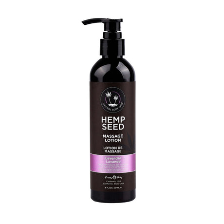 Hemp Seed Massage Lotion - Lavender Scented - 237 ml Bottle - Naughty by Nature Adult Store