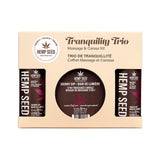 Hemp Seed Tranquility Trio Skinny Dip Scented Massage Caress Kit Three Piece - LOTIONS & LUBES