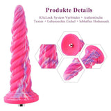 HiSmith - 10" Silicone Monster Series Pink Awl (KlicLok) - Sex Toys