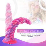 HiSmith - 10" Silicone Monster Series Pink Awl (KlicLok) - Sex Toys