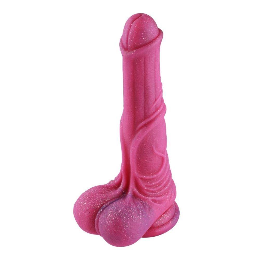 HiSmith - 10" Silicone Pink Monster Dildo (KlicLok) - Sex Toys