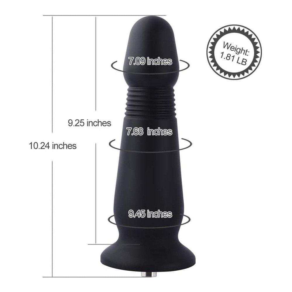 HiSmith - 10.24" Silicone Grenade Anal Plug (KlicLoc) - MACHINES