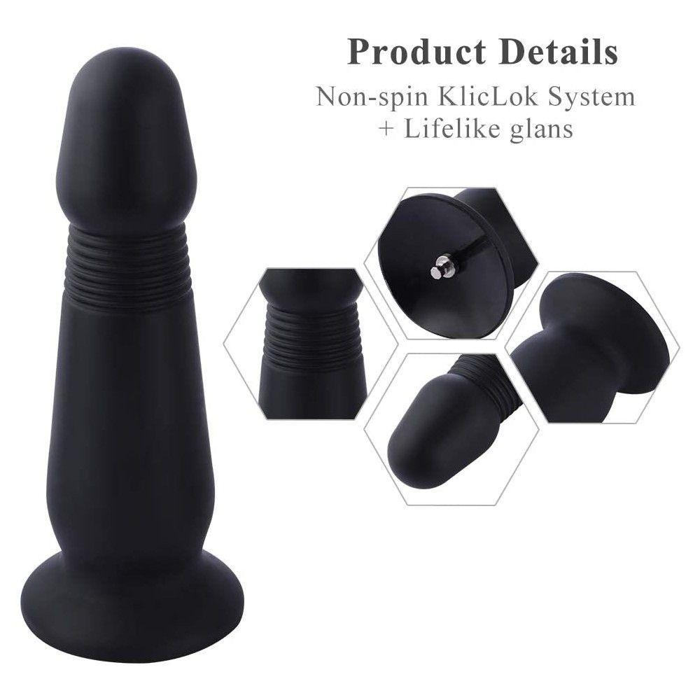 HiSmith - 10.24" Silicone Grenade Anal Plug (KlicLoc) - MACHINES