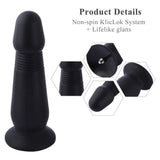 HiSmith - 10.24" Silicone Grenade Anal Plug (KlicLoc) - MACHINES