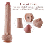 HiSmith - 11.8" Silicone Dildo (KlicLok) - Sex Toys