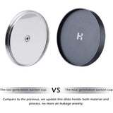 HiSmith - 4.5" Black Suction Cup Adaptor (KlicLok) - Sex Toys