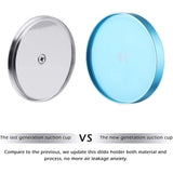 HiSmith - 4.5" Blue Suction Cup Adaptor (KlicLok) - Sex Toys