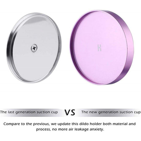 HiSmith - 4.5" Purple Suction Cup Adaptor (KlicLok) - Sex Toys