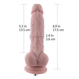 HiSmith - 6.9" Original Silicone Dildo (KlicLok) - Naughty by Nature Adult Store