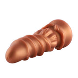HiSmith - 8.5" Silicone Golden Monster Dildo (KlicLok) - Sex Toys
