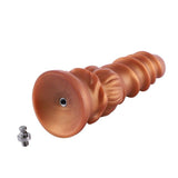 HiSmith - 8.5" Silicone Golden Monster Dildo (KlicLok) - Sex Toys