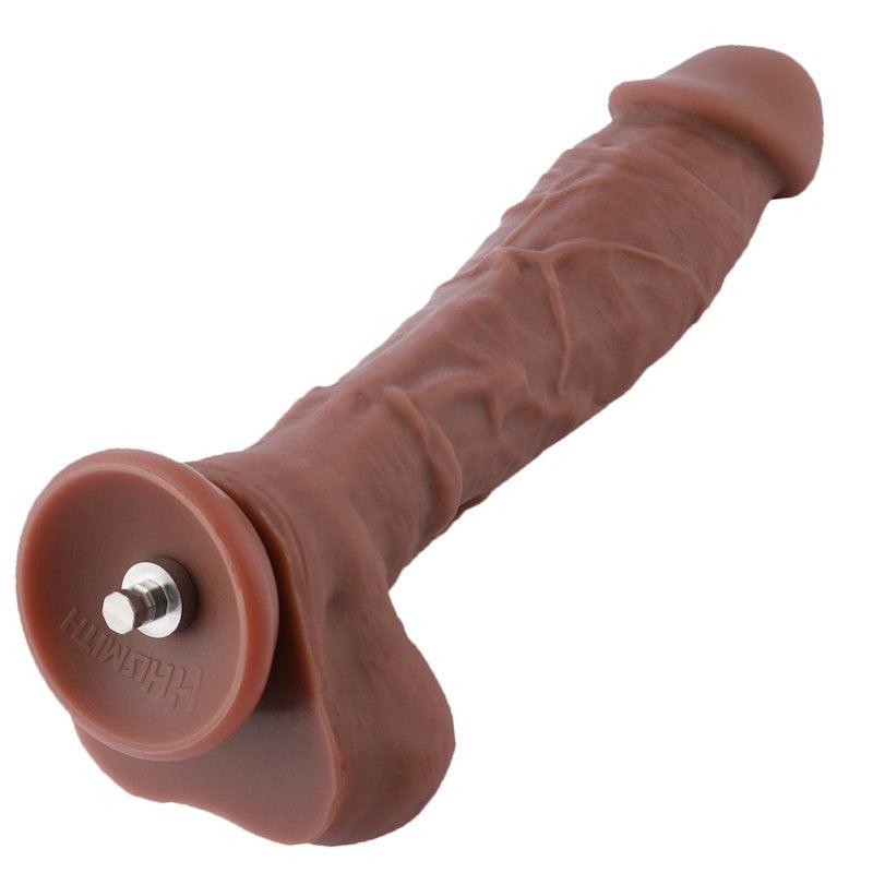 HiSmith - 9" Silicone Brown Dildo (KlicLok) - Sex Toys