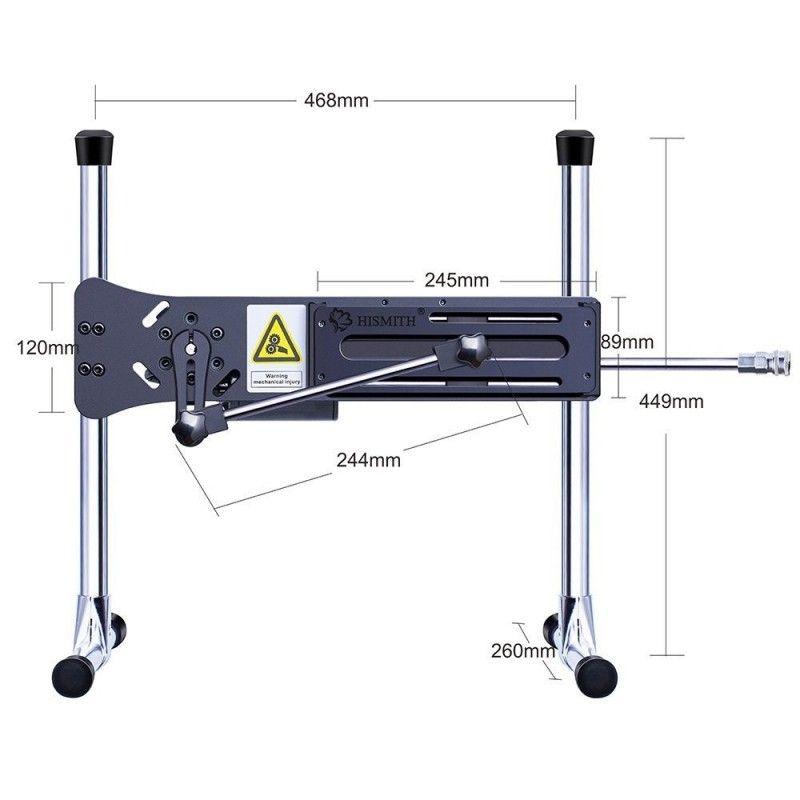 HiSmith - Premium Sex Machine (Remote and App) - Sex Toys