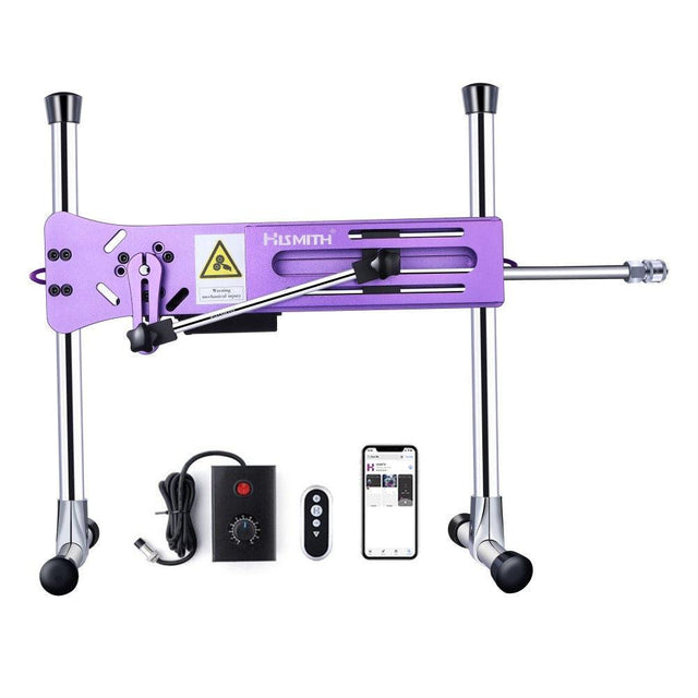 HiSmith - Purple Premium Sex Machine (Remote and App) - Sex Toys