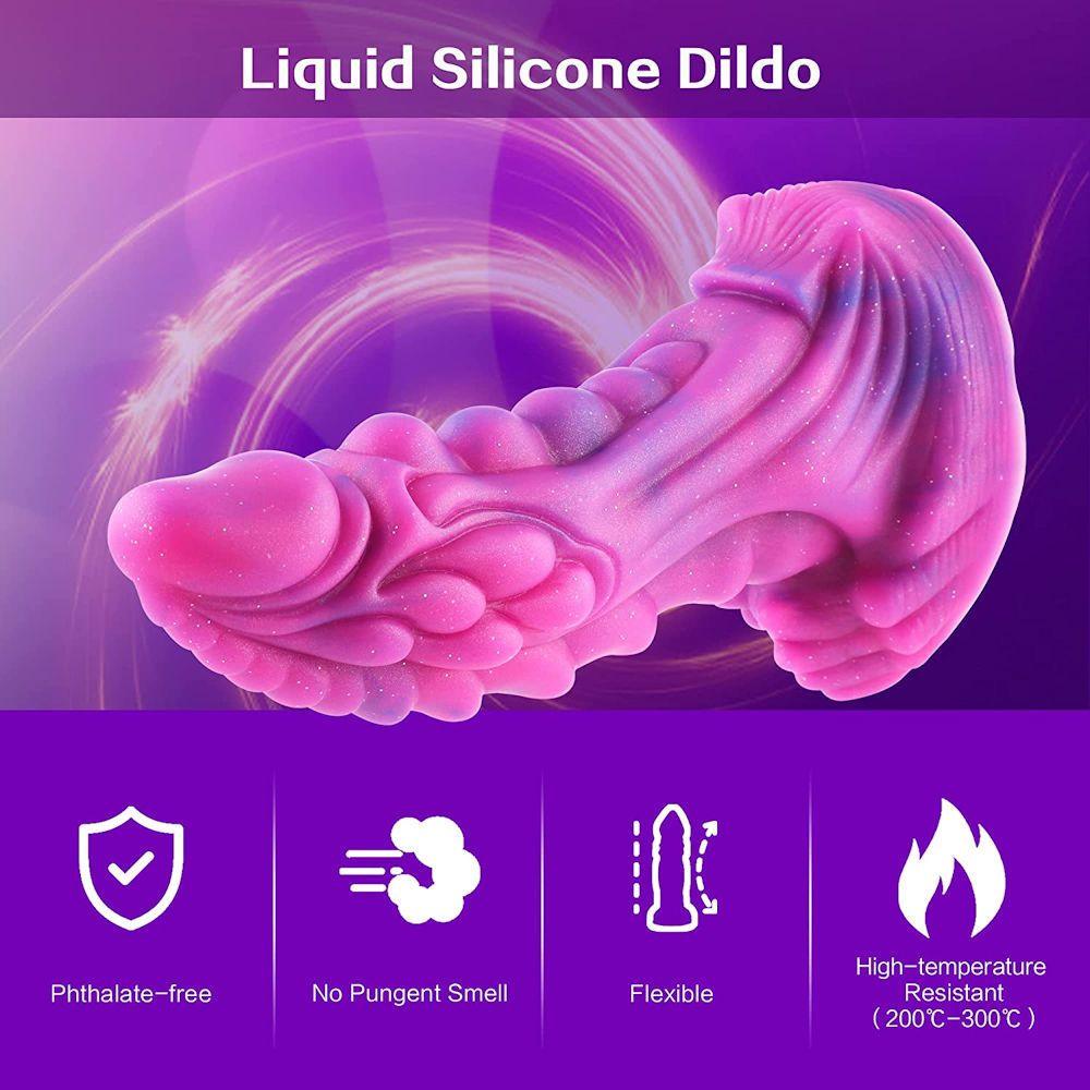 HiSmith Wildolo - 8.4" Silicone Vibrating Amor Dildo (Suction Remote and App) - Sex Toys