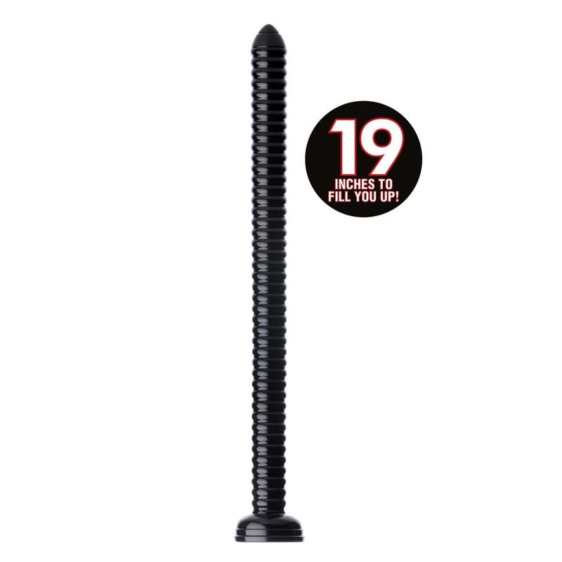 Hosed 19in Ribbed Anal Snake - Adult Toys - Naughty by Nature Adult Store