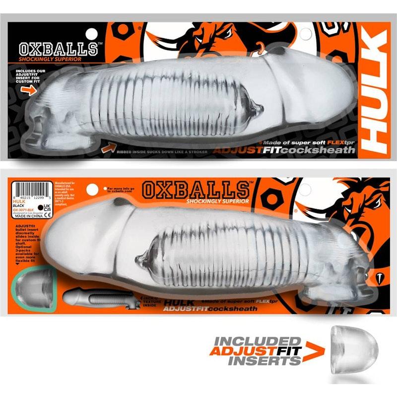 Hulk Gargantic Cocksheath Clear - Adult Toys